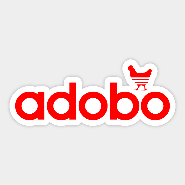 Mestizo adobo (Red) Sticker by MestizoOfficial